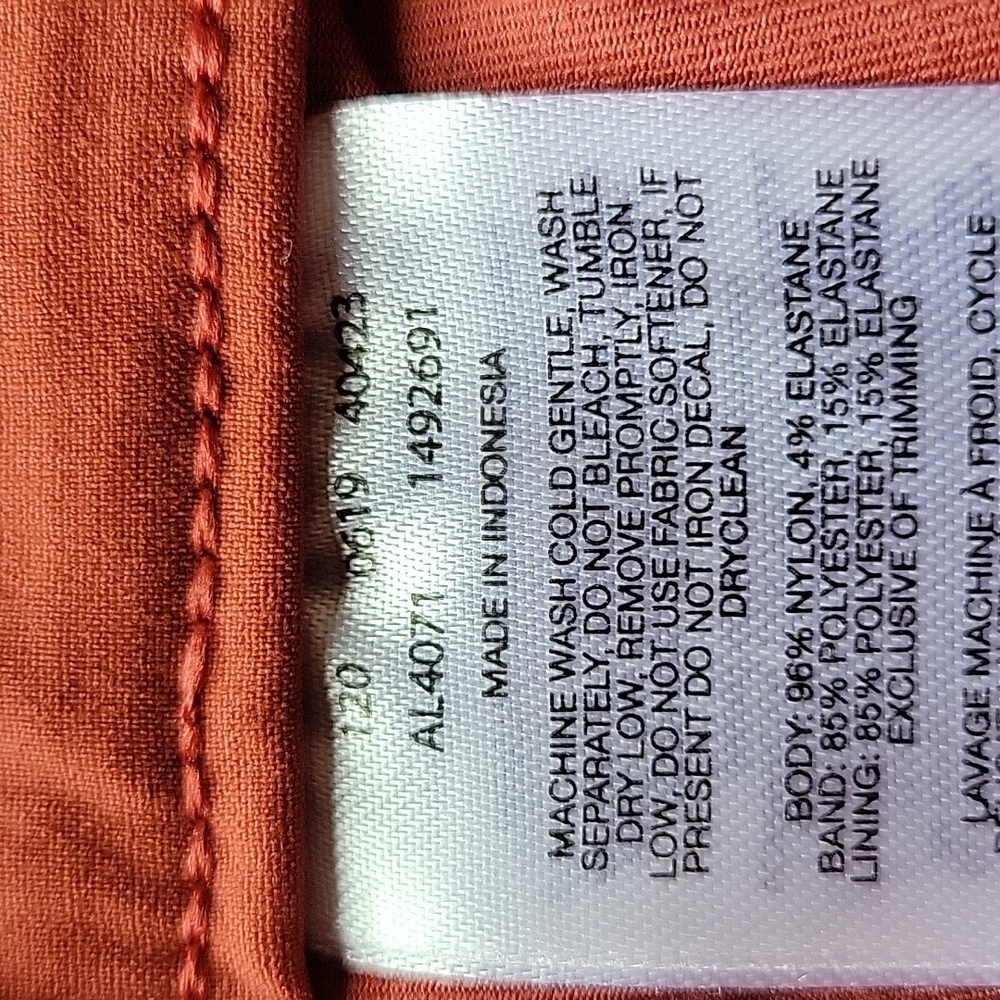 Columbia Anytime Casual Skort Tenniscore Terra Cotta Size Large - Picture 13 of 13